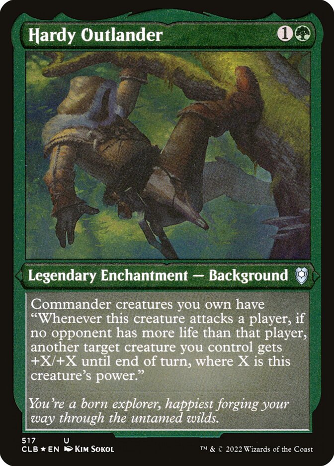 Magic the Gathering Card - Hardy Outlander - MTG Circle