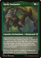 Magic the Gathering Card - Hardy Outlander - MTG Circle