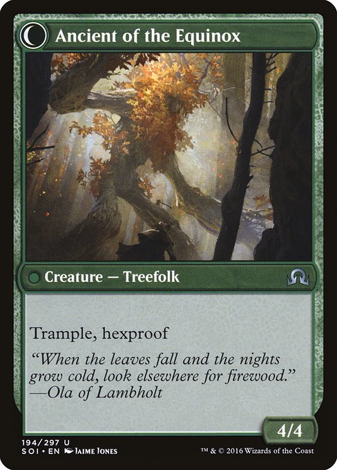 Magic the Gathering Card - Ancient of the Equinox - MTG Circle