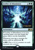 Magic the Gathering Card - Leyline of Abundance - MTG Circle