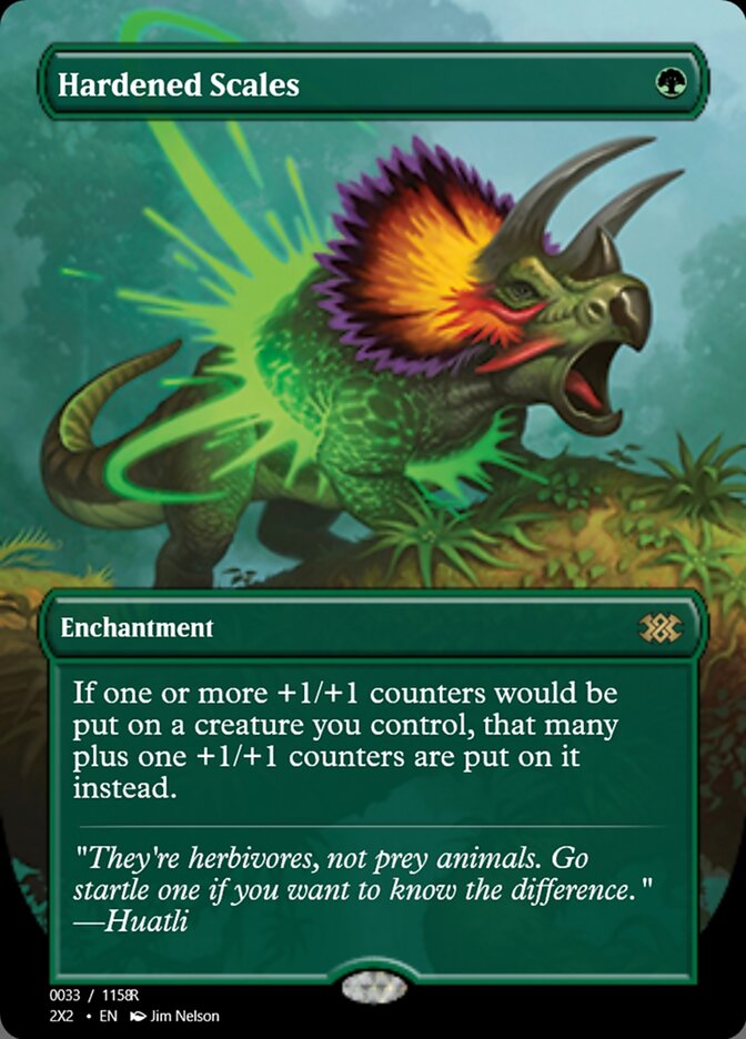 Magic the Gathering Card - Hardened Scales - MTG Circle
