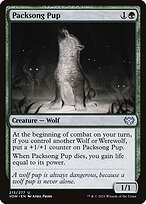 Magic the Gathering Card - Packsong Pup - MTG Circle