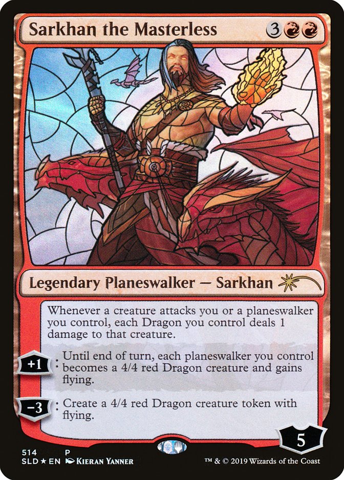Magic the Gathering Card - Sarkhan the Masterless - MTG Circle