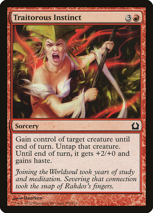 Magic the Gathering Card - Traitorous Instinct - MTG Circle