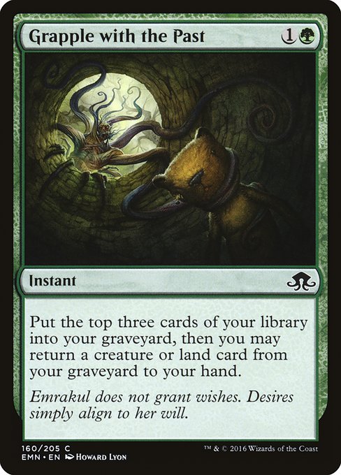 Magic the Gathering Card - Grapple with the Past - MTG Circle