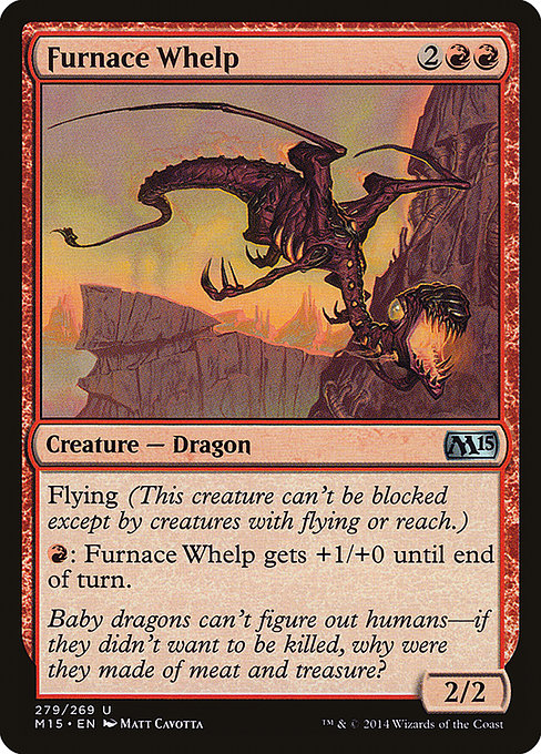 Magic the Gathering Card - Furnace Whelp - MTG Circle