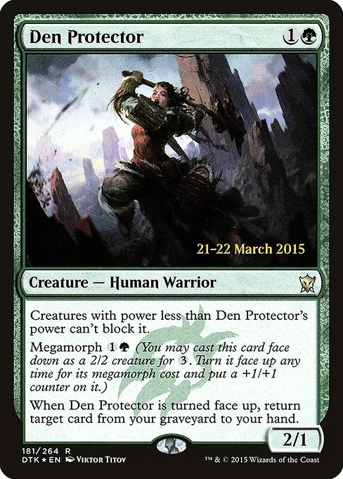 Magic the Gathering Card - Den Protector - MTG Circle