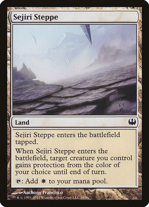 Magic the Gathering Card - Sejiri Steppe - MTG Circle