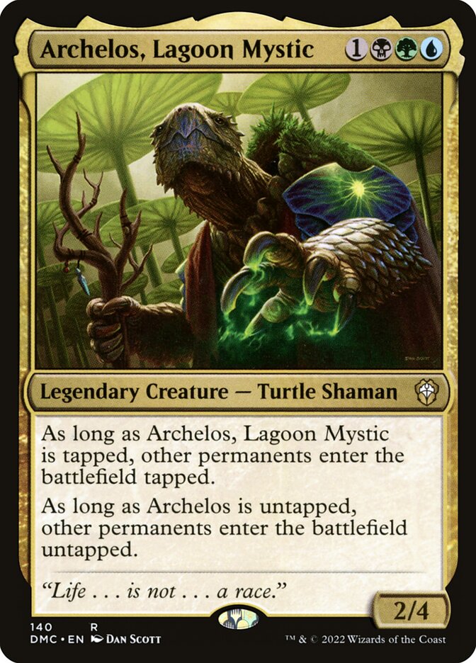 Magic the Gathering Card - Archelos, Lagoon Mystic - MTG Circle