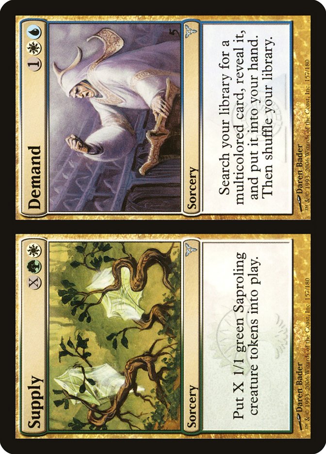 Magic the Gathering Card - Supply // Demand - MTG Circle