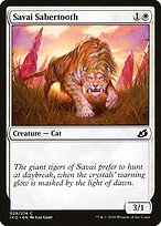 Magic the Gathering Card - Savai Sabertooth - MTG Circle