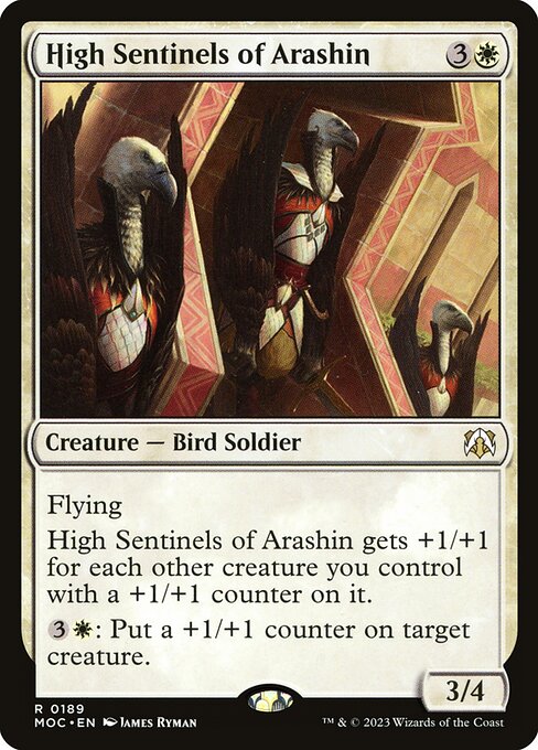 Magic the Gathering Card - High Sentinels of Arashin - MTG Circle