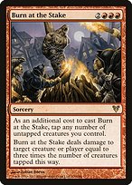 Magic the Gathering Card - Burn at the Stake - MTG Circle