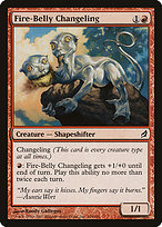 Magic the Gathering Card - Fire-Belly Changeling - MTG Circle