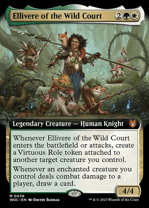 Magic the Gathering Card - Ellivere of the Wild Court - MTG Circle