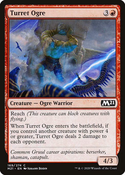 Magic the Gathering Card - Turret Ogre - MTG Circle