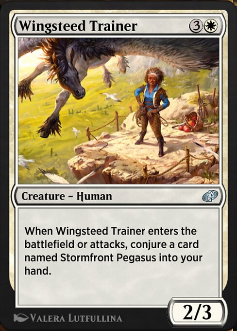 Magic the Gathering Card - Wingsteed Trainer - MTG Circle