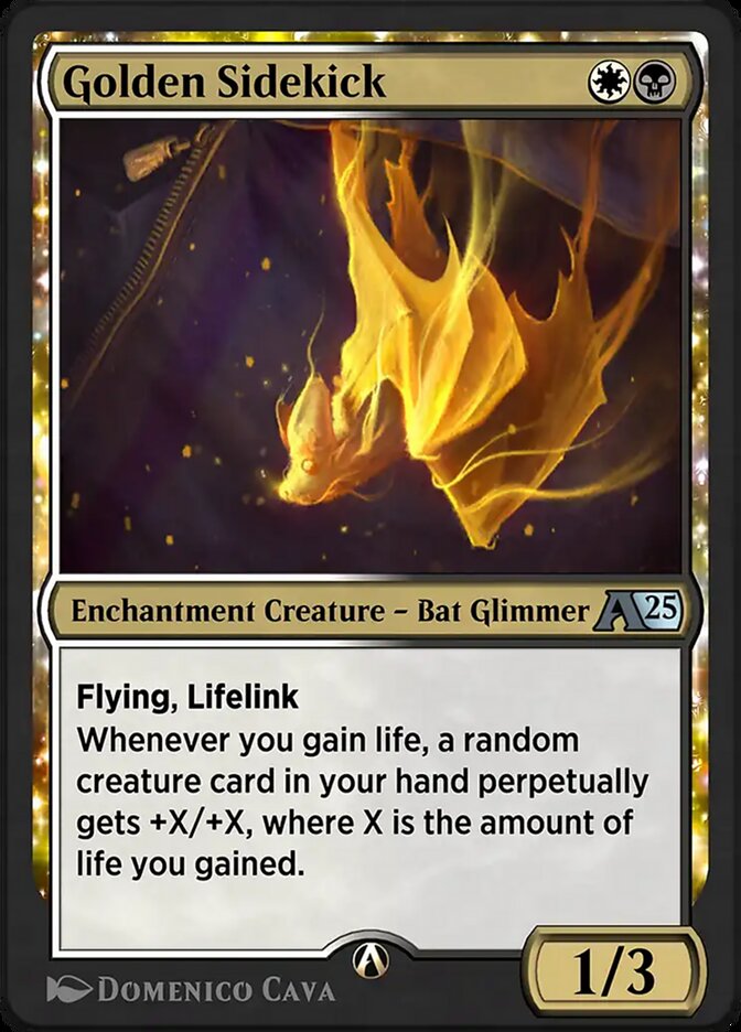 Magic the Gathering Card - Golden Sidekick - MTG Circle