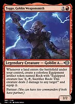 Magic the Gathering Card - Toggo, Goblin Weaponsmith - MTG Circle