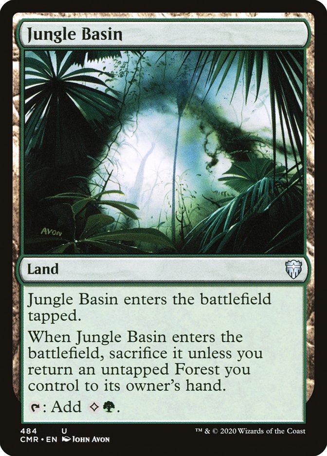 Magic the Gathering Card - Jungle Basin - MTG Circle
