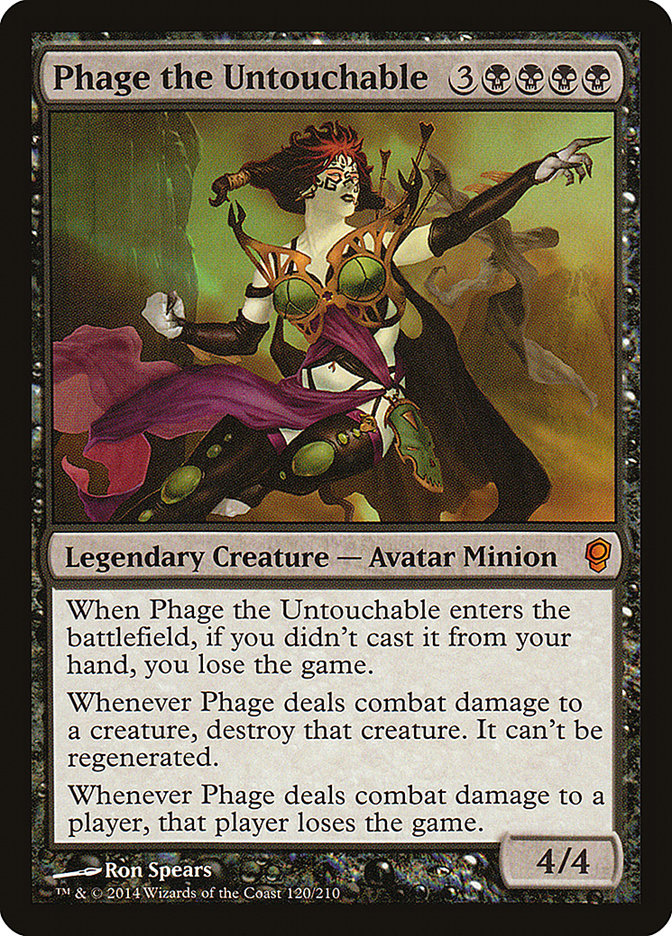 Magic the Gathering Card - Phage the Untouchable - MTG Circle