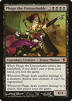 Magic the Gathering Card - Phage the Untouchable - MTG Circle
