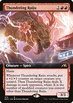 Magic the Gathering Card - Thundering Raiju - MTG Circle