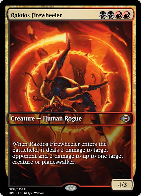 Magic the Gathering Card - Rakdos Firewheeler - MTG Circle