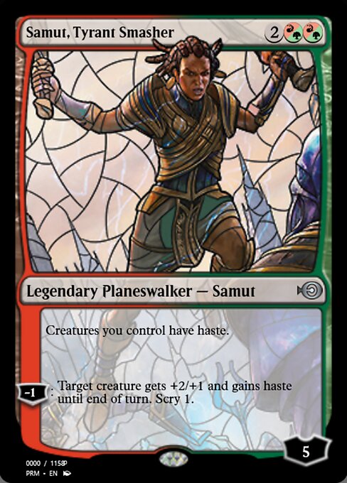 Magic the Gathering Card - Samut, Tyrant Smasher - MTG Circle