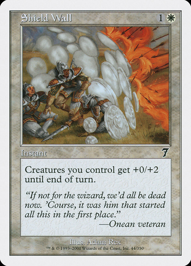 Magic the Gathering Card - Shield Wall - MTG Circle