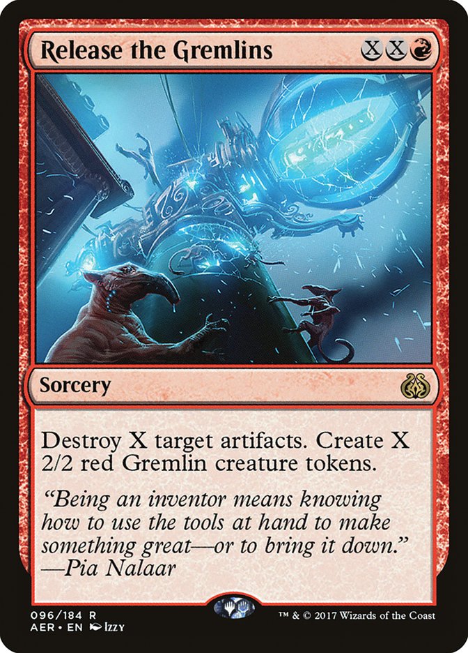 Magic the Gathering Card - Release the Gremlins - MTG Circle