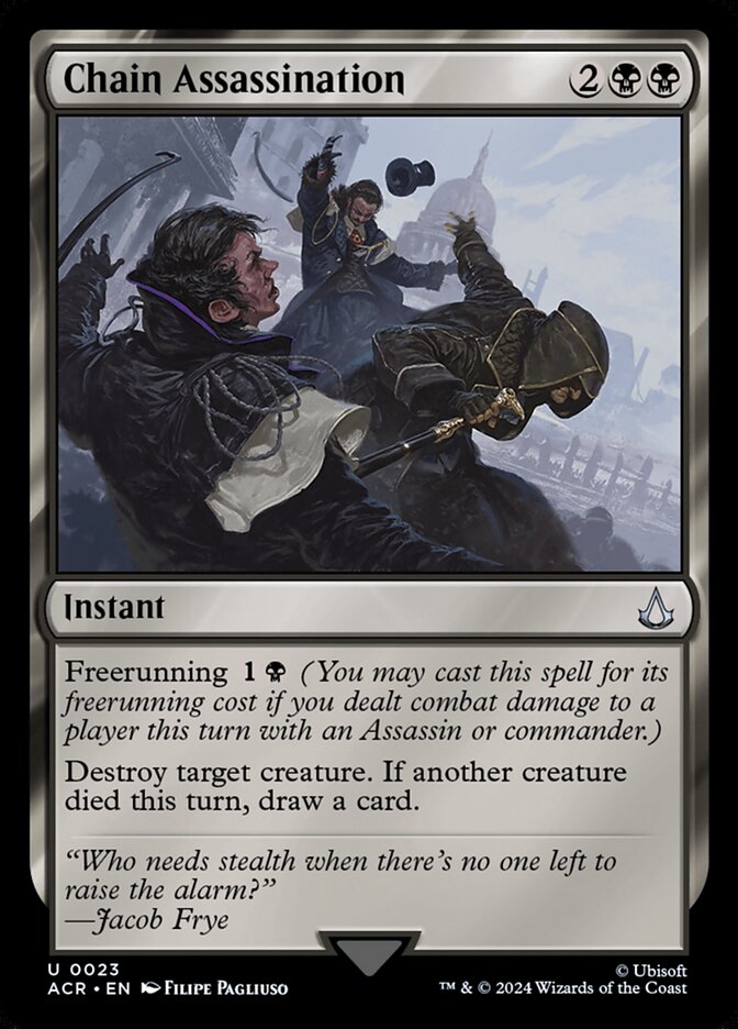 Magic the Gathering Card - Chain Assassination - MTG Circle