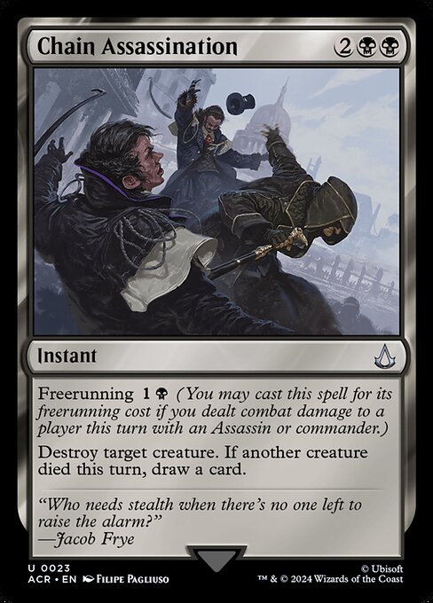 Magic the Gathering Card - Chain Assassination - MTG Circle