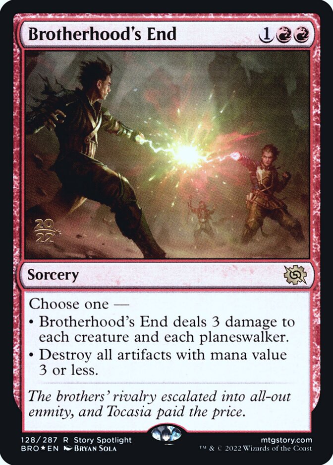 Magic the Gathering Card - Brotherhood's End - MTG Circle