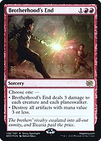 Magic the Gathering Card - Brotherhood's End - MTG Circle