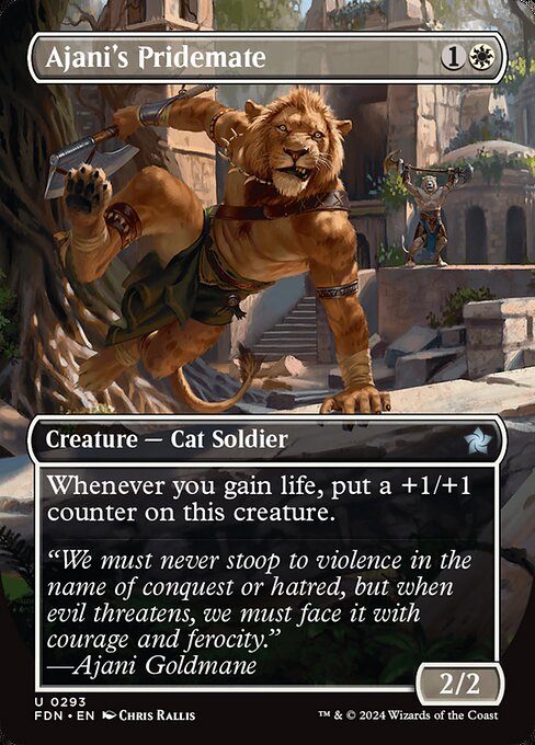 Magic the Gathering Card - Ajani's Pridemate - MTG Circle