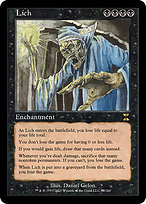 Magic the Gathering Card - Lich - MTG Circle