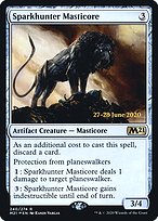 Magic the Gathering Card - Sparkhunter Masticore - MTG Circle