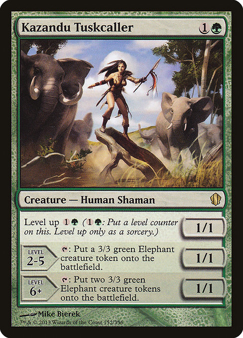Magic the Gathering Card - Kazandu Tuskcaller - MTG Circle