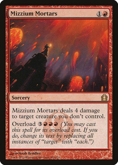 Magic the Gathering Card - Mizzium Mortars - MTG Circle