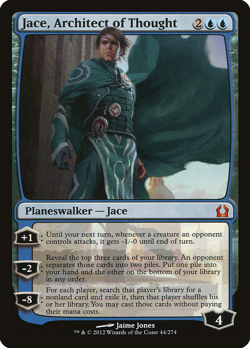 Magic the Gathering Card - Jace, Architect of Thought - MTG Circle