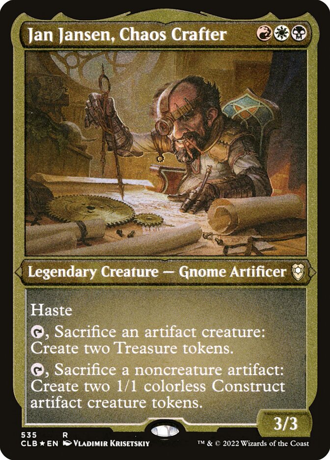Magic the Gathering Card - Jan Jansen, Chaos Crafter - MTG Circle