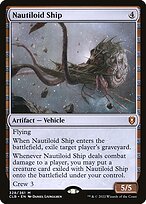 Magic the Gathering Card - Nautiloid Ship - MTG Circle