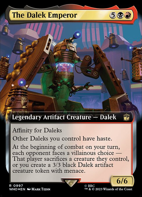 Magic the Gathering Card - The Dalek Emperor - MTG Circle