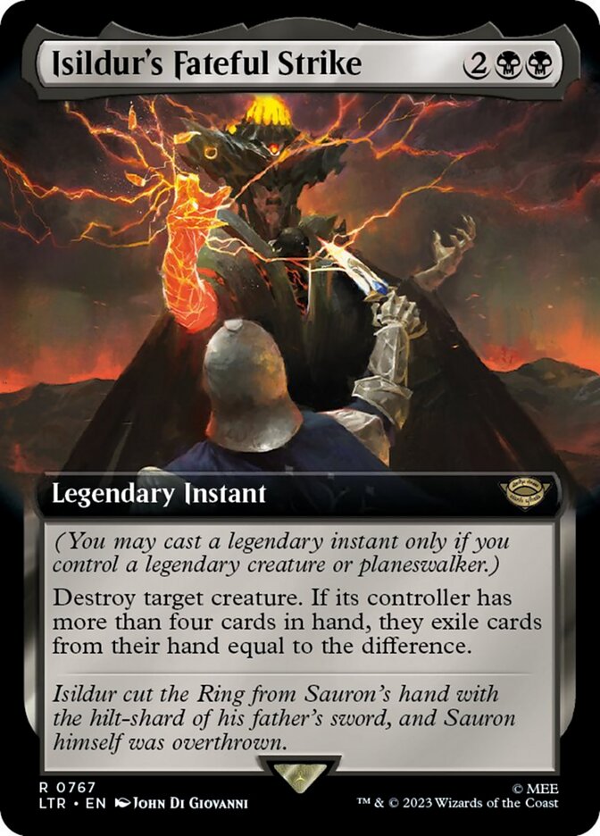 Magic the Gathering Card - Isildur's Fateful Strike - MTG Circle