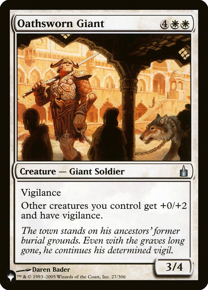 Magic the Gathering Card - Oathsworn Giant - MTG Circle
