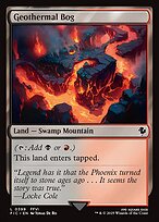 Magic the Gathering Card - Geothermal Bog - MTG Circle