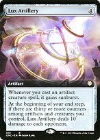 Magic the Gathering Card - Lux Artillery - MTG Circle
