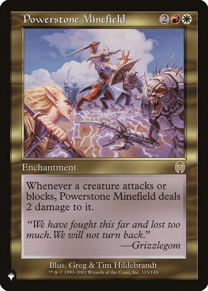 Magic the Gathering Card - Powerstone Minefield - MTG Circle