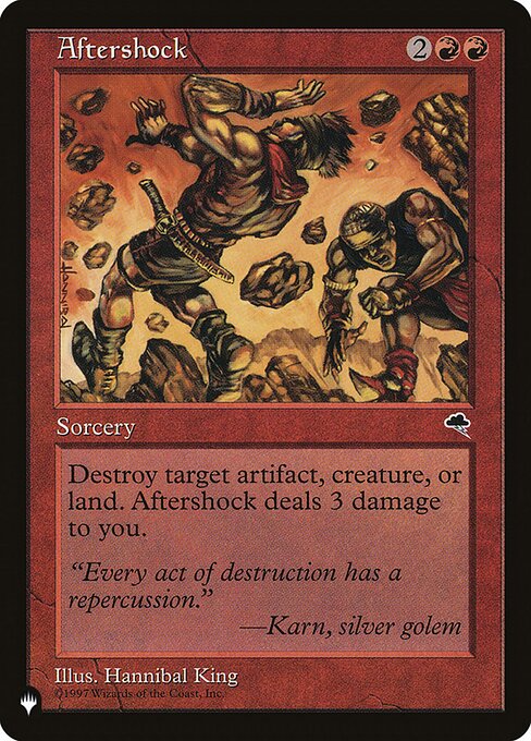 Magic the Gathering Card - Aftershock - MTG Circle
